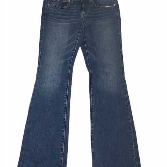 American Eagle kick boot jeans SZ 6 mid rise - Picture 4 of 11